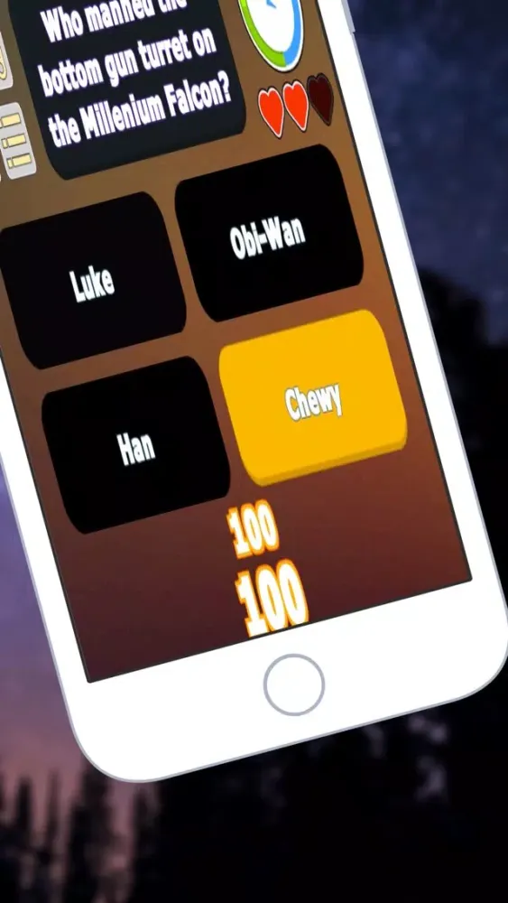 ภาพหน้าจอของ Fan Trivia for Jedi - Fun Jedi Universe Quiz
