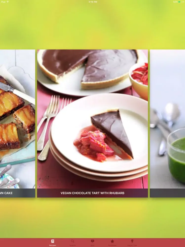 تصاویر Vegan Recipes⋆ iPad 