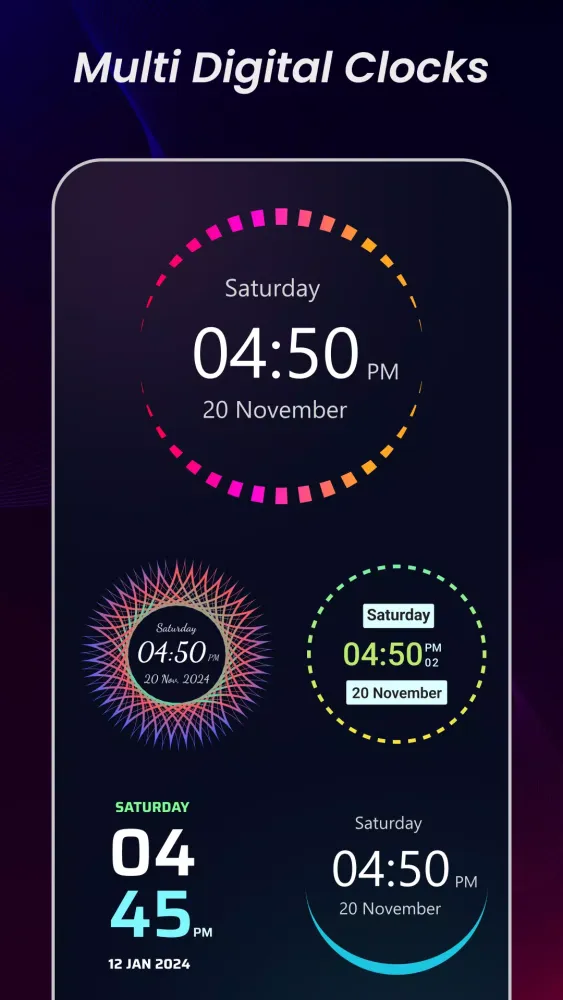 Zrzuty ekranu Analog Clock Live Wallpaper HD
