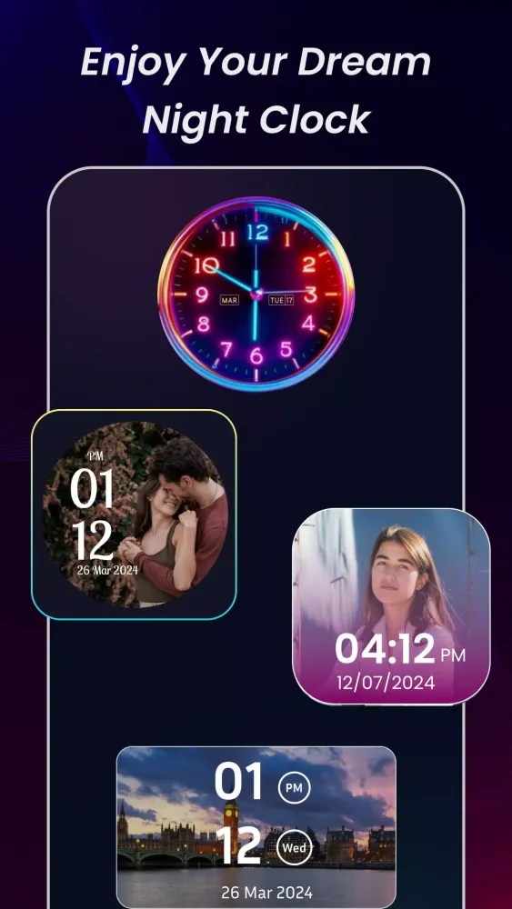 Zrzuty ekranu Analog Clock Live Wallpaper HD