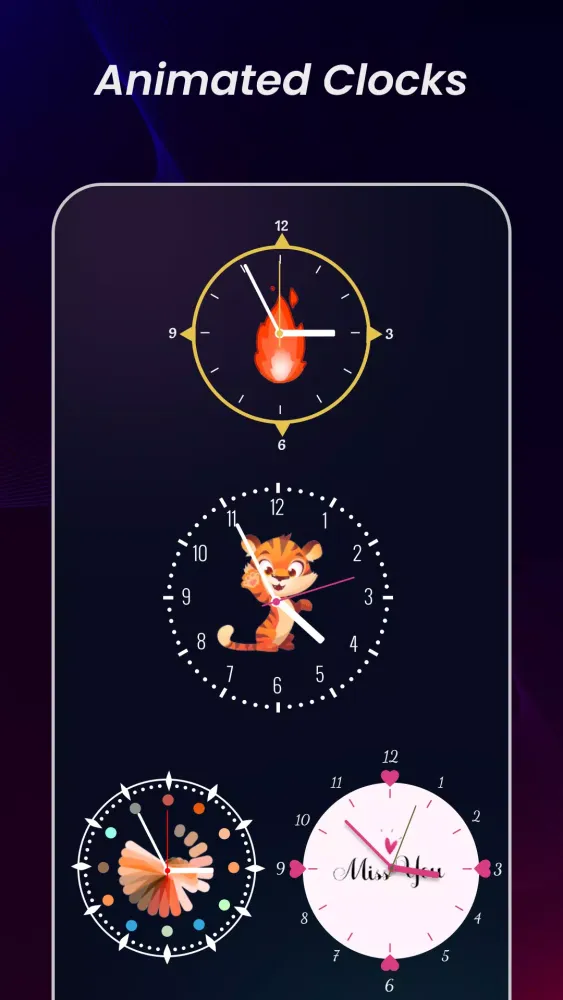 Zrzuty ekranu Analog Clock Live Wallpaper HD