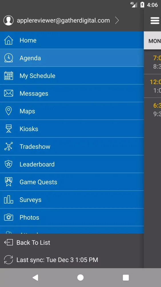 ADI Events Screenshots