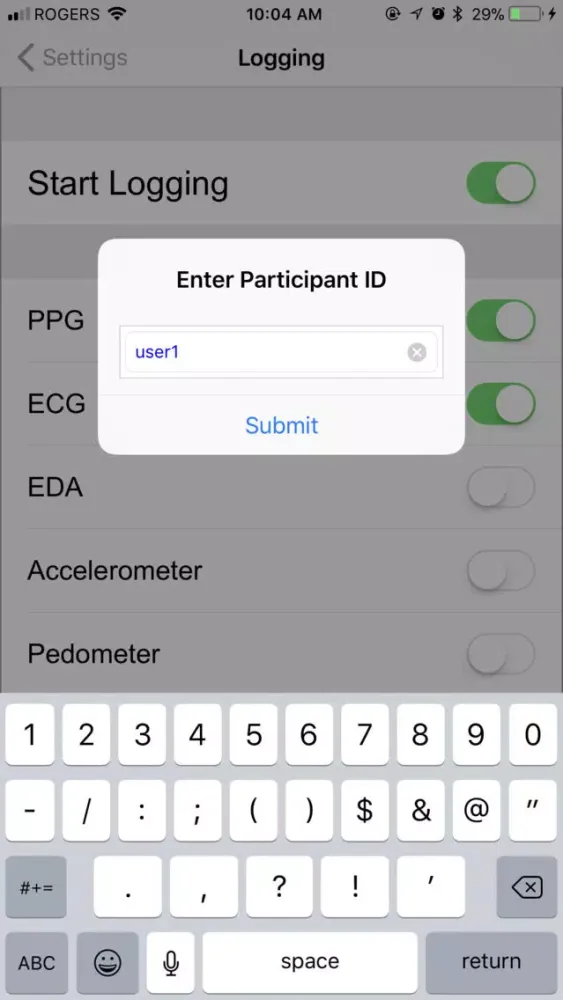 Health Wearable Screenshots