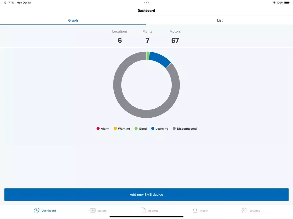 Zrzuty ekranu ADI OtoSense SMS AZ iPad 