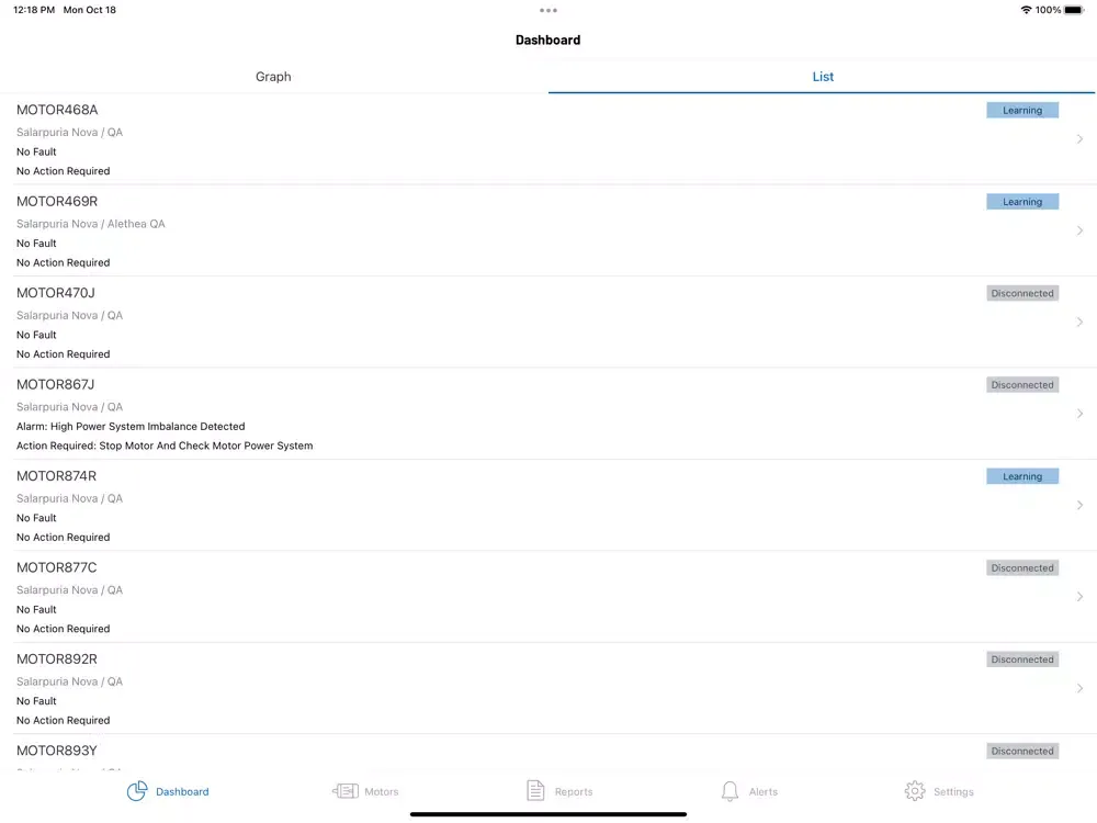 Zrzuty ekranu ADI OtoSense SMS AZ iPad 