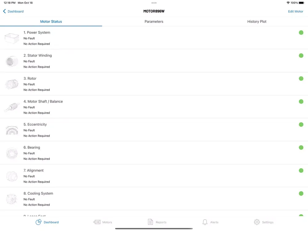 Zrzuty ekranu ADI OtoSense SMS AZ iPad 