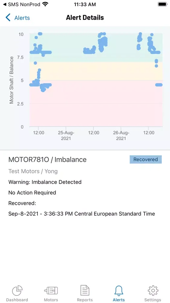 Zrzuty ekranu ADI OtoSense SMS AZ