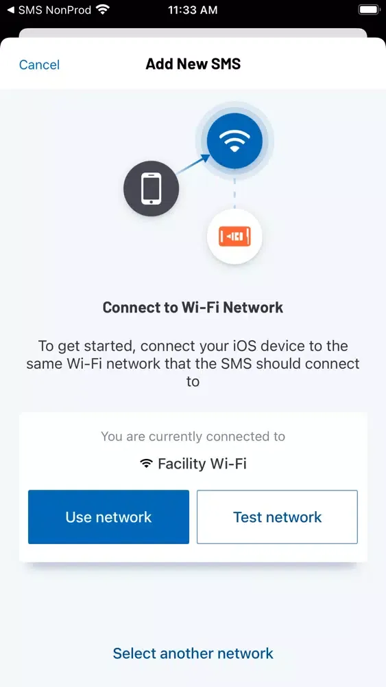 Zrzuty ekranu ADI OtoSense SMS AZ