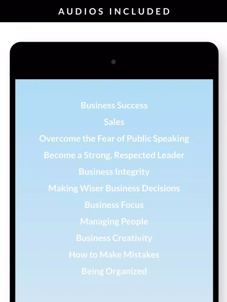 Zrzuty ekranu Business Success Hypnosis iPad 
