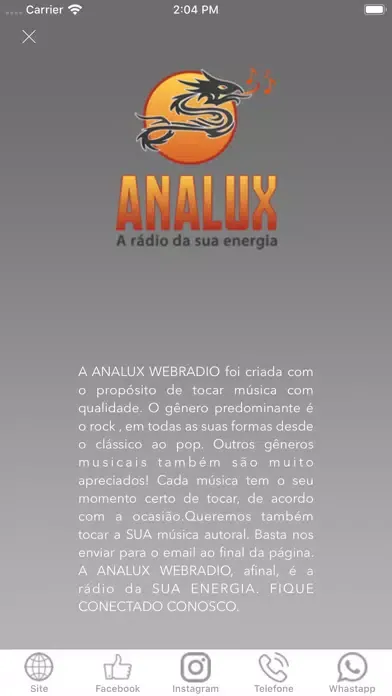 Analux Webradio Ekran Görüntüleri