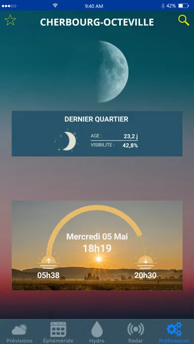 Tangkapan layar AgriMeteo - Ma meteo agricole