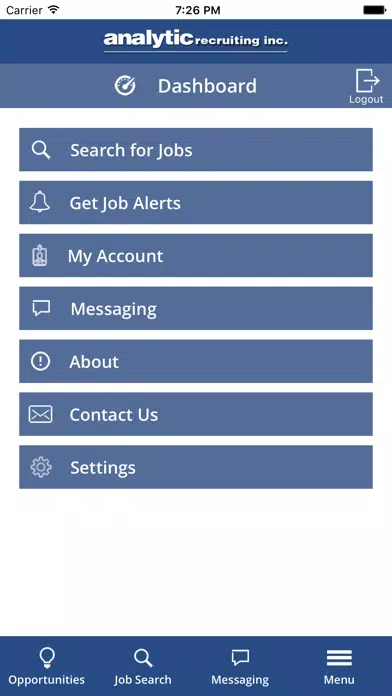 Tangkapan skrin Analytic Recruiting