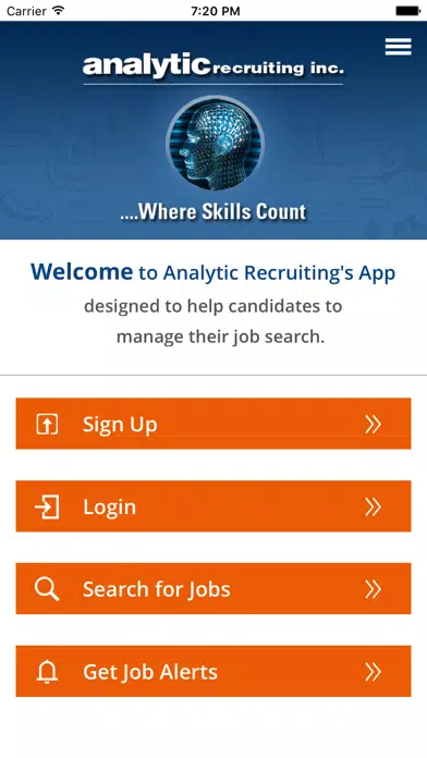 Tangkapan skrin Analytic Recruiting
