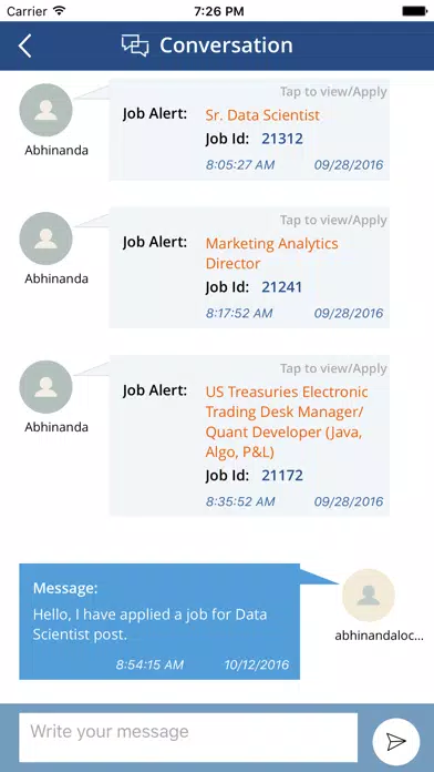 Tangkapan skrin Analytic Recruiting