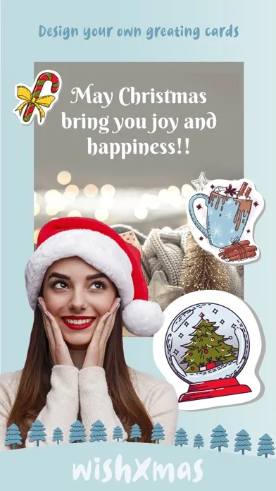 Zrzuty ekranu Christmas cards – WishXmas: