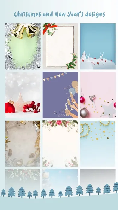 Zrzuty ekranu Christmas cards – WishXmas:
