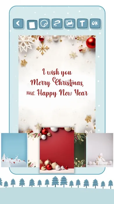 Zrzuty ekranu Christmas cards – WishXmas: