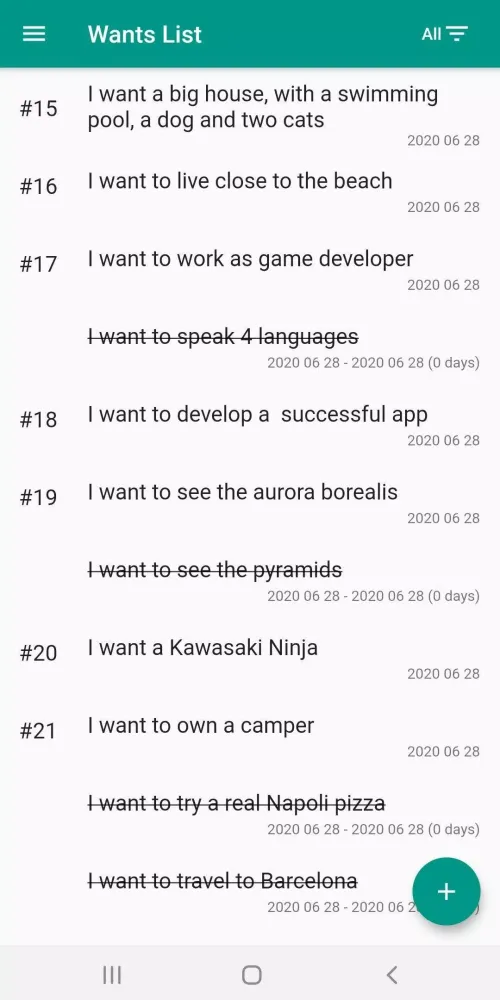 101 Wants应用截图