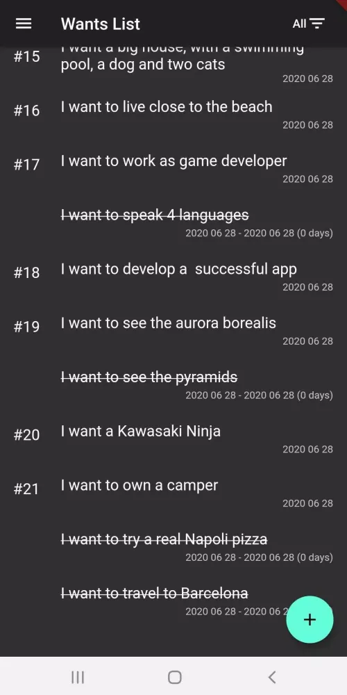 101 Wants应用截图