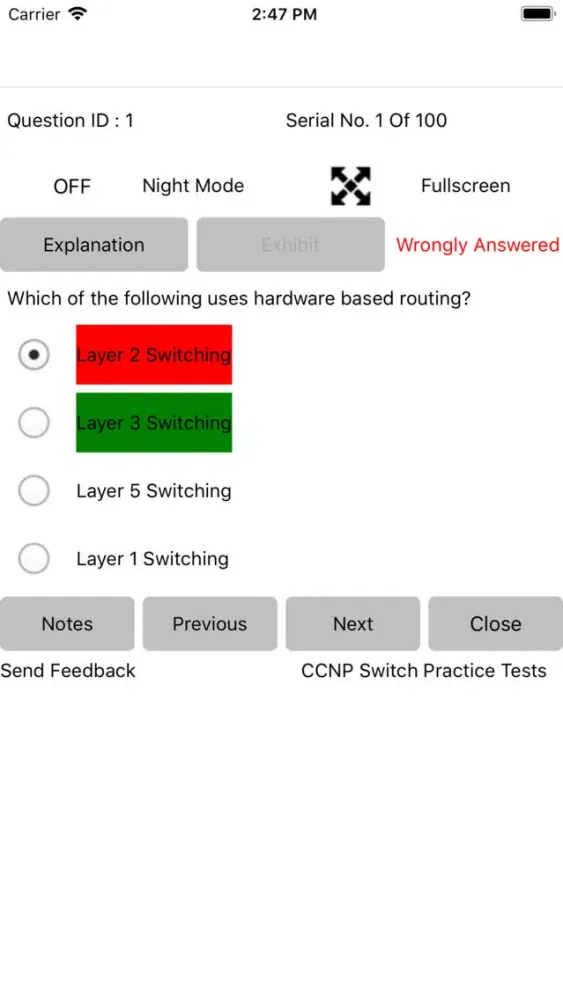 Exam Simulator For CCNP Switch应用截图