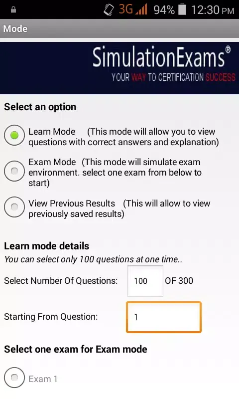 ITIL Foundation Exam Simulator स्क्रीनशॉट