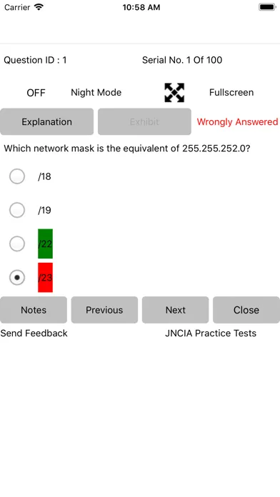 Tangkapan layar Exam Sim For JNCIA Junos