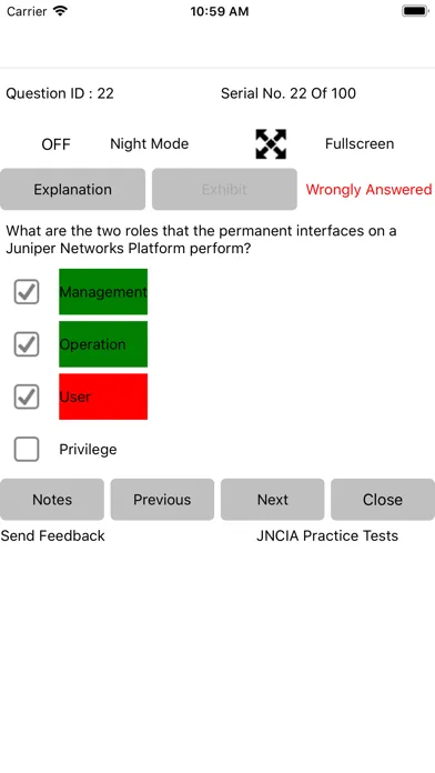 Tangkapan layar Exam Sim For JNCIA Junos
