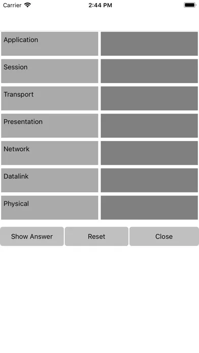 ภาพหน้าจอของ Exam Sim For Network+ N10-008