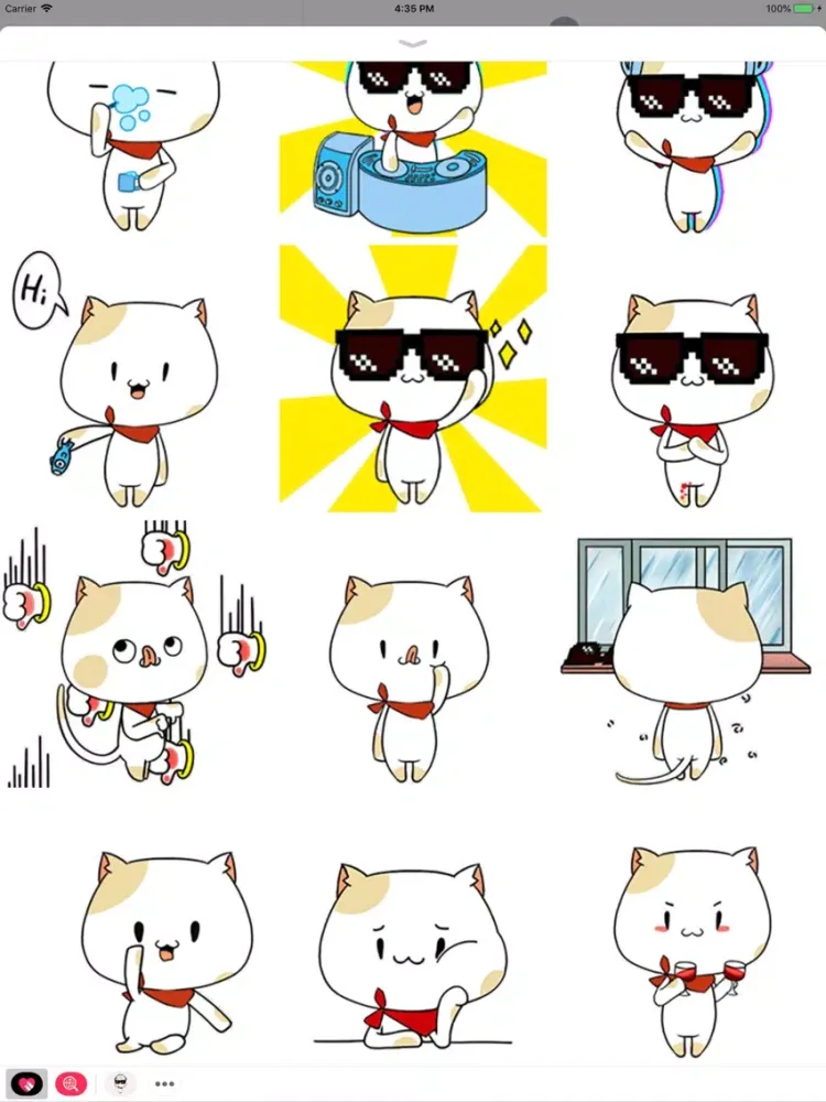 Zrzuty ekranu Cool Cat Animated Stickers iPad 