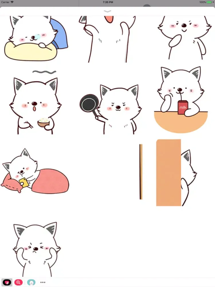 Funny Puppy Animated Stickers iPad 應用截圖