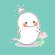 Happy Ghost Animated Stickers