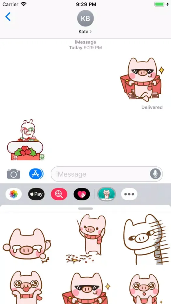 Capturas de pantalla de Winter Piglet Animated