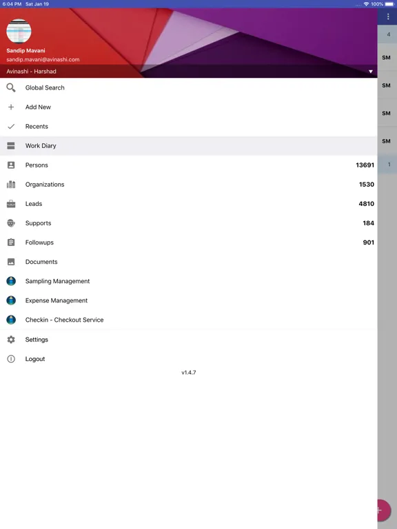 تصاویر MeraCRM iPad 