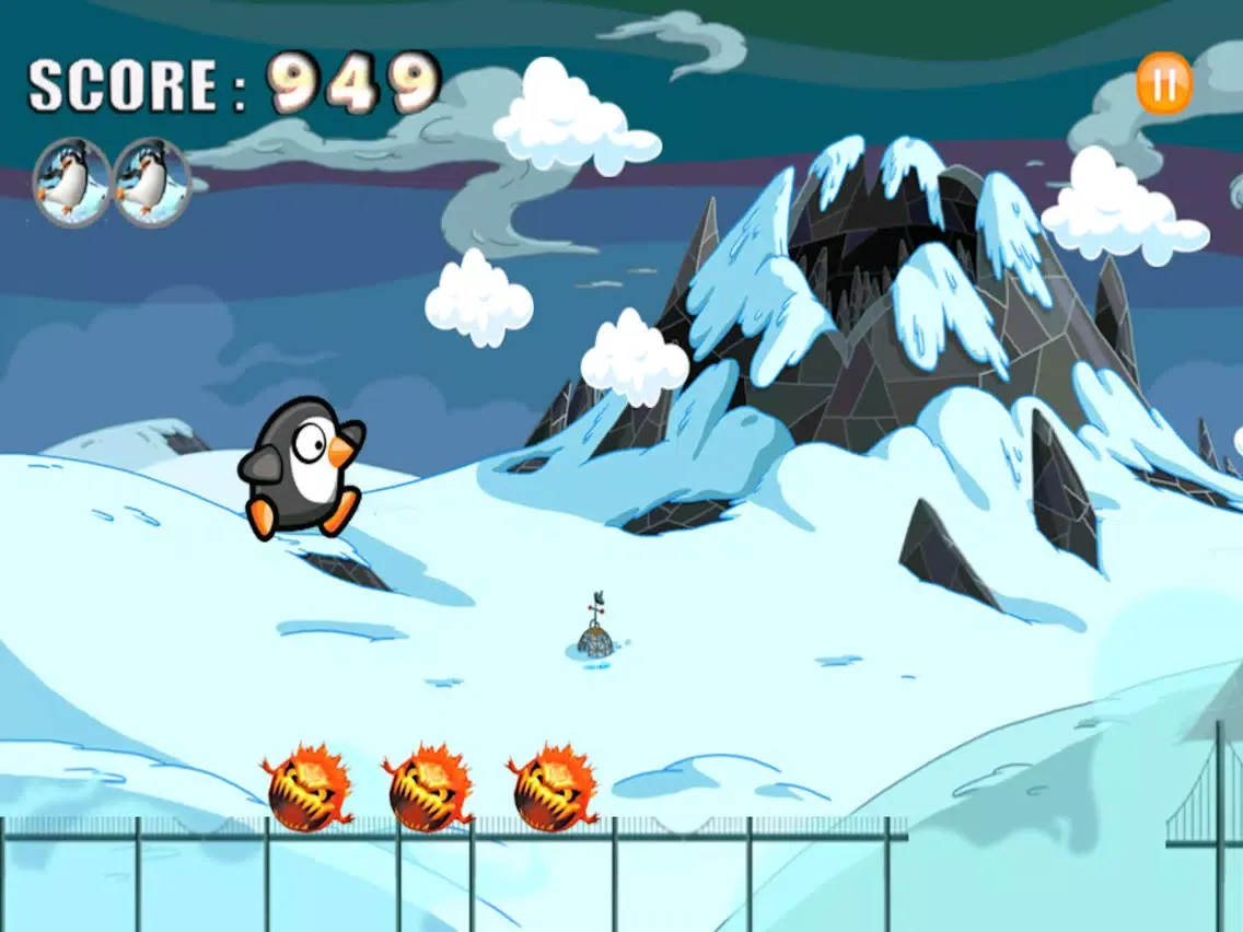 Penguine Lone Runner iPad 應用截圖