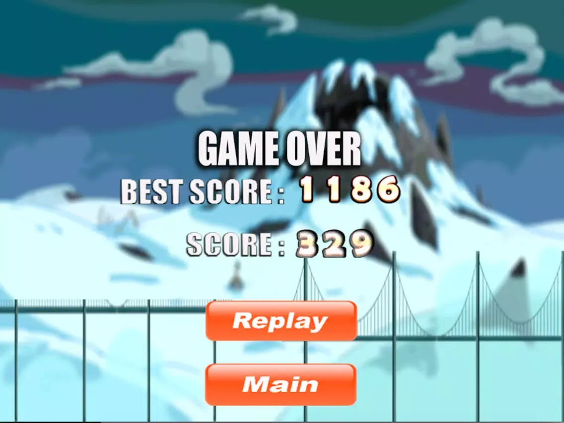 Penguine Lone Runner iPad 應用截圖