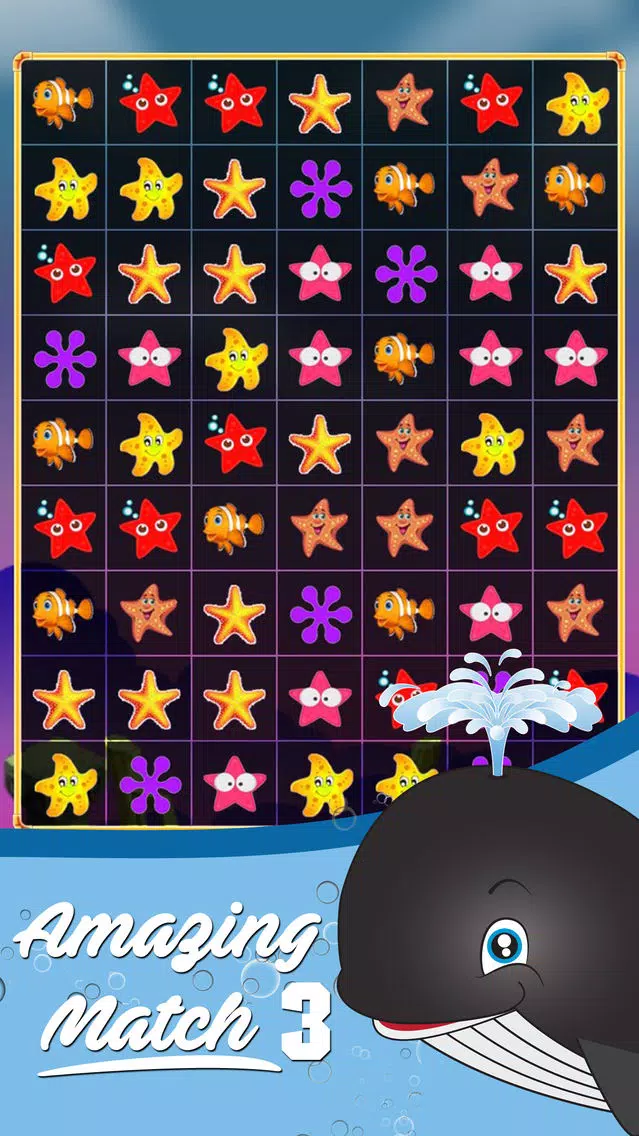 Star Fish Match 3 Screenshots