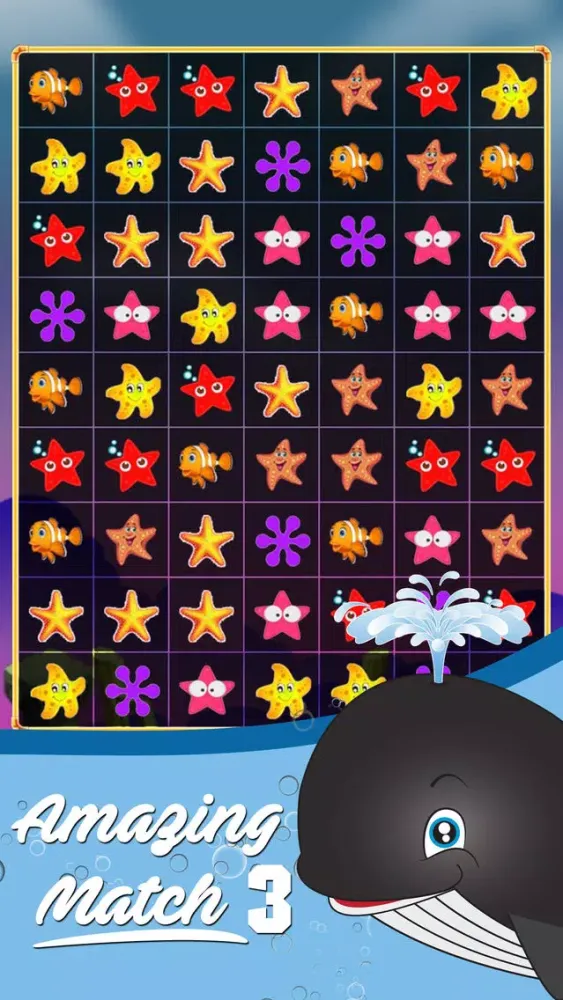 Tangkapan layar Star Fish Match 3