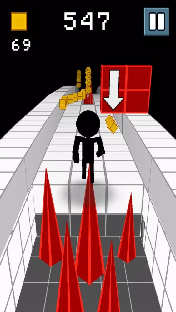 Zrzuty ekranu Amazing Stickman Freddy’s Night Line Runner