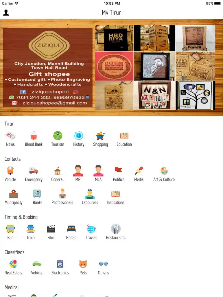Zrzuty ekranu My Tirur iPad 