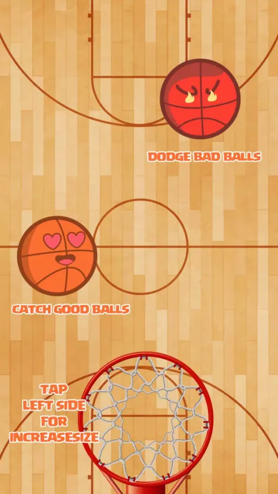 Zrzuty ekranu Flappy Crazy Basketball