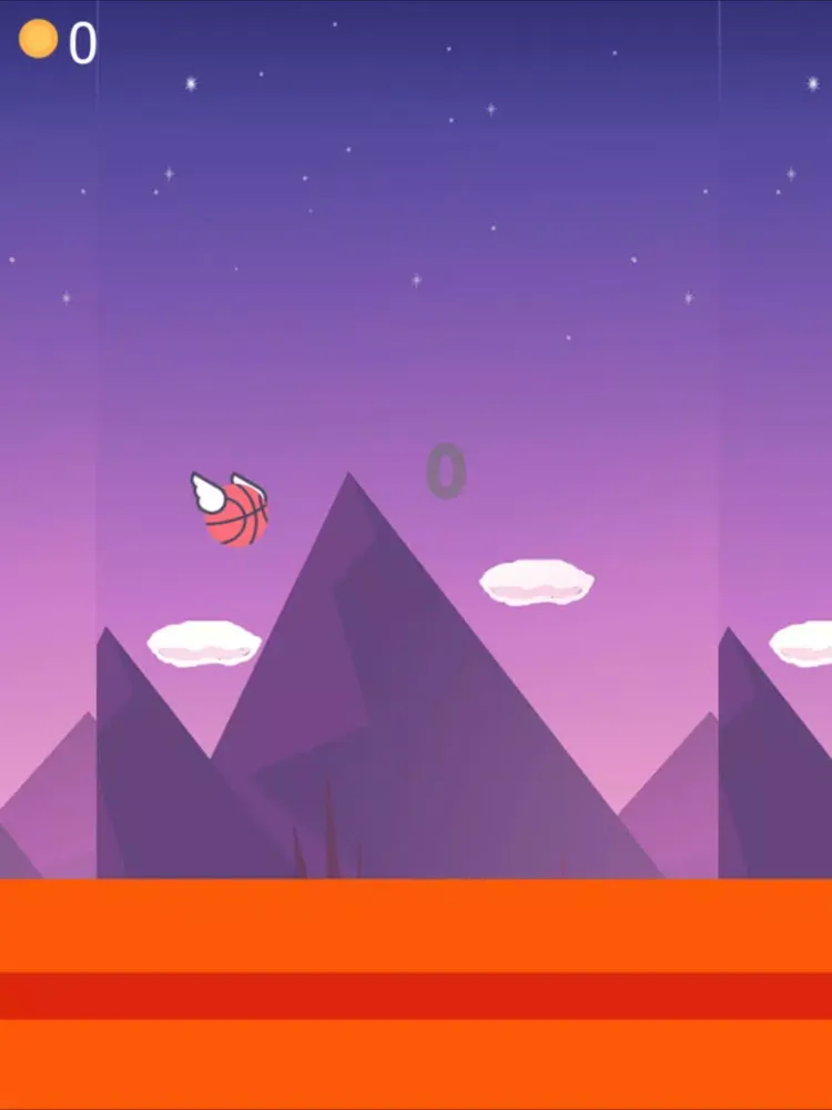 Capturas de tela do Flappy Fire Dunk iPad 