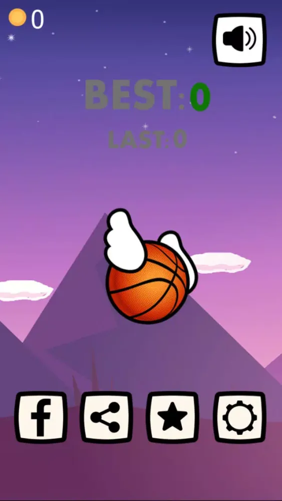 Capturas de tela do Flappy Fire Dunk