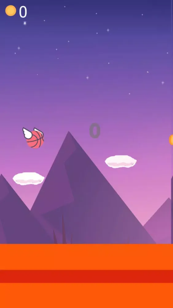 Capturas de tela do Flappy Fire Dunk