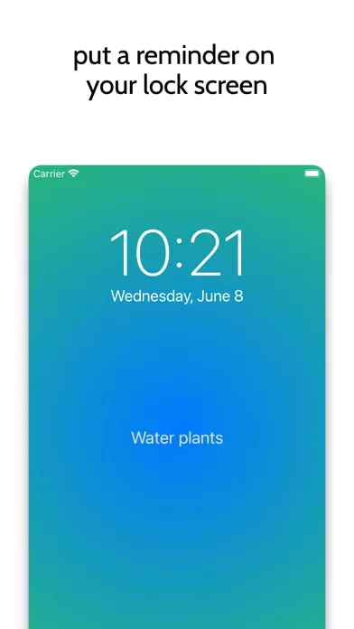 RemindU: Lockscreen Memo Screenshots