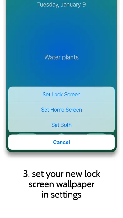 RemindU: Lockscreen Memo Screenshots