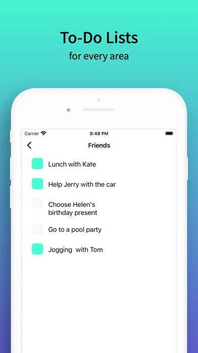 Balance: To-Do Lists Screenshots