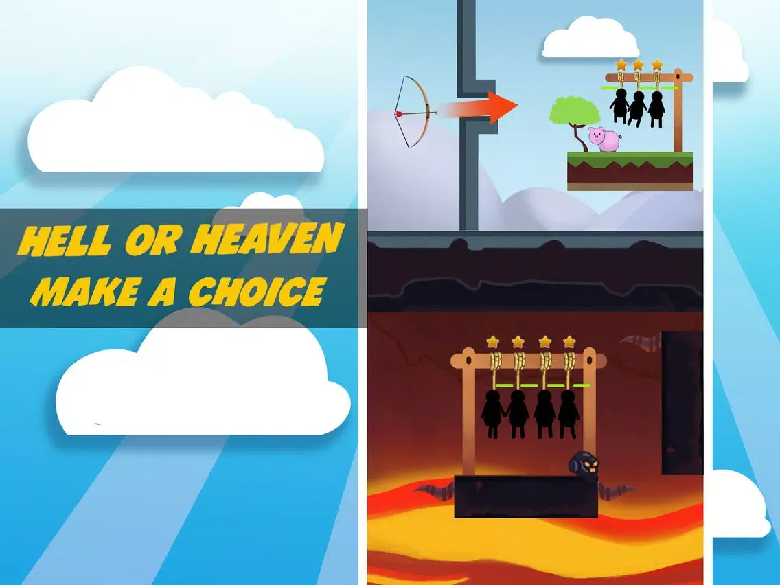 تصاویر Arrow hunting gallows stickman iPad 