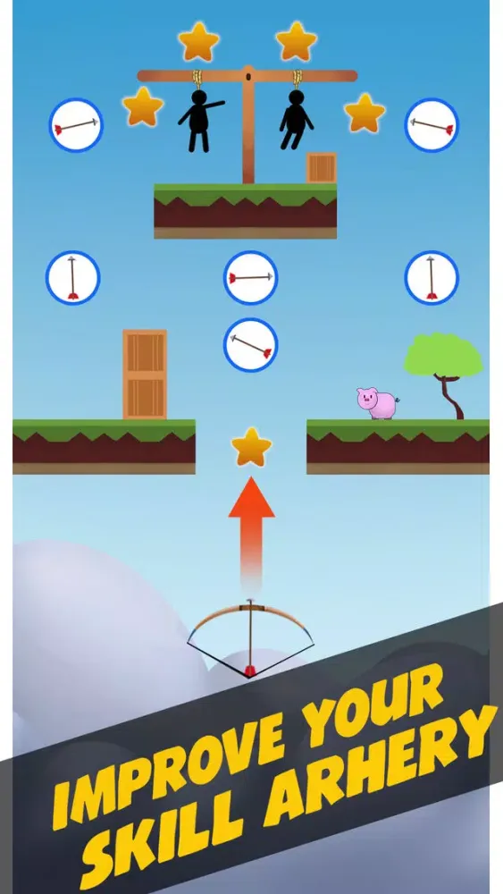 تصاویر Arrow hunting gallows stickman