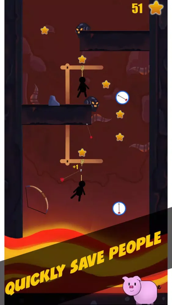 تصاویر Arrow hunting gallows stickman