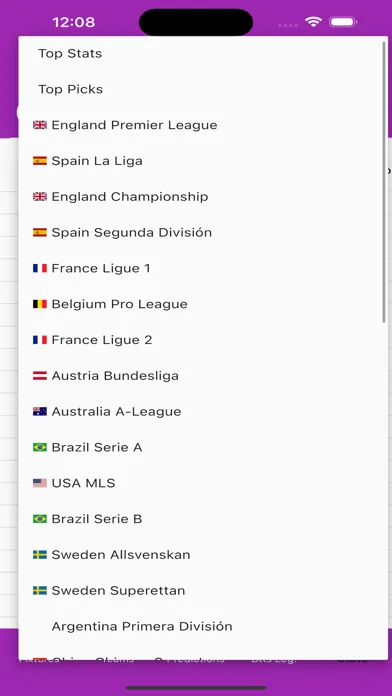 Screenshot di Football BTTS